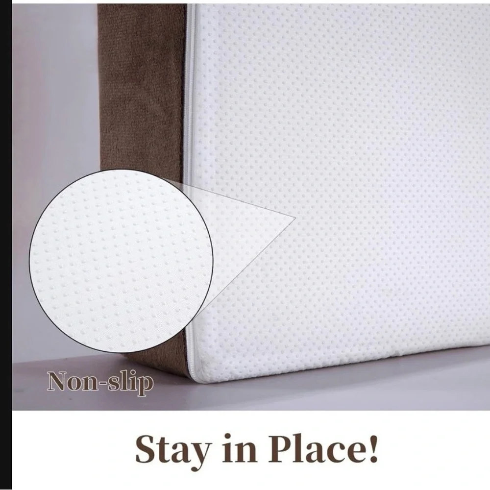 Supportive Medium Firm Foam Mattress - Brown and White